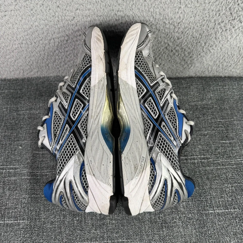 Asics GT-2140 Mens‎ 11.5 Silver Blue T904N Gel Running Shoes Dad Sneakers